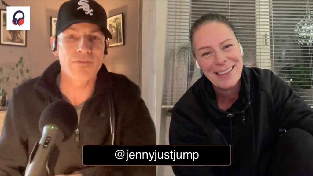 Jenny Linden @jennyjust jump and Dizzy talk skipping rope and community